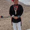 Before my performance with the Öngtupqa Trio,  Jebel Hafit Desert Park, Al Ayin, United Arab Emirates, January 21, 2023.
